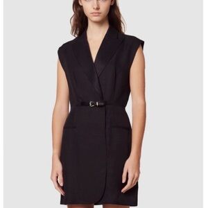 Sandro Tuxedo Mini Dress